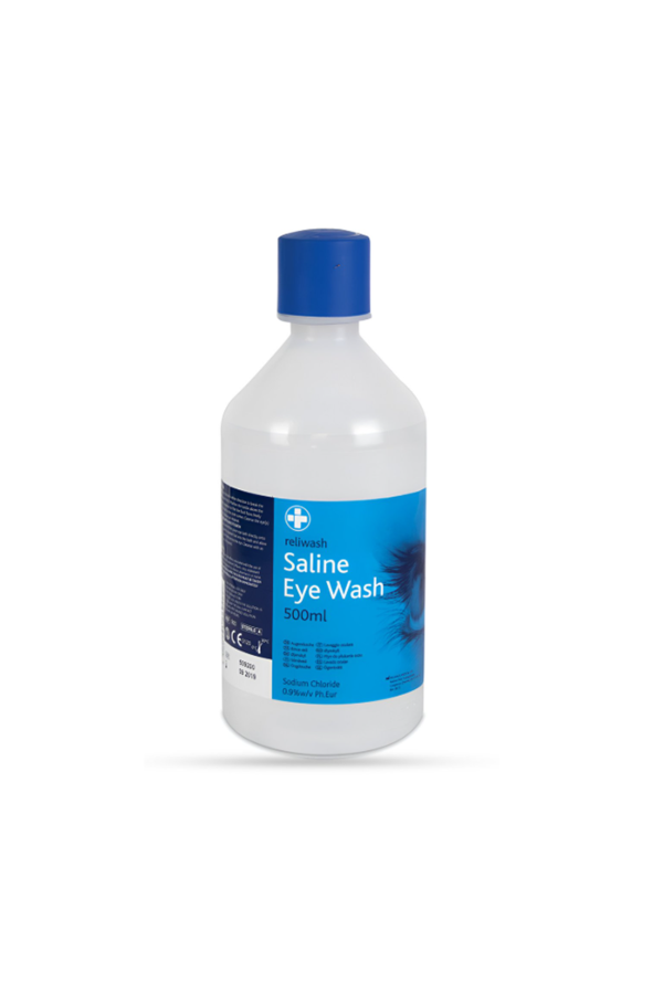Saline Eyewash Bottle – 500ml Saline Eyewash Bottle – 500ml